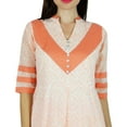 thumbnail image 4 of Bimba Women Flaired Anarkali Kurta Kurti Floral Spring Summer Maxi Long Blouse, 4 of 9