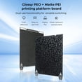 thumbnail image 2 of Creality 3D Dual-Sided 235x235mm 3D Printer Build Plate with Glossy PEO & Textured PEI - High Durability & Easy Model Removal for FDM Printers, 2 of 6