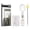 White, variant on Digital 2 in 1 Spoon Scale LCD Display ABS Material Accurate Gram Measurement for Kitchen Cooking Baking Ingredients
