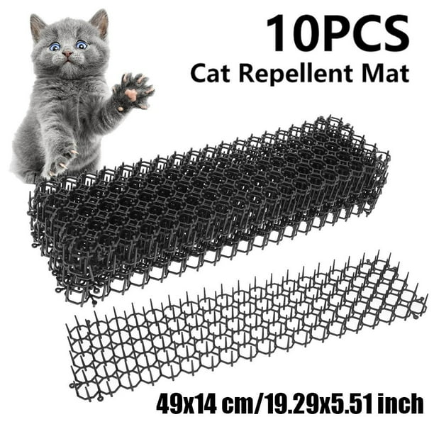 10 X Cat Scat Mat Spike AntiCat Dog Prickle Strips Garden Repellent