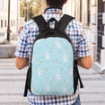 thumbnail image 2 of Geaub cute bunny ultimate comfort and style: the perfect compact backpack for college, commute, travel, and everyday use, 2 of 2