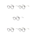 thumbnail image 1 of Gafas de Metal para Mujer Sonducket Estilo Sencillo Color Negro y Dorado, 1 of 6