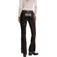 thumbnail image 2 of Free People Womens High-Rise Faux Leather Bootcut Pants, 2 of 3