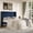 Dark Blue, variant on Amolife Queen Size Platform Bed Frame with Velvet Upholstered Wingback Headboard, Black