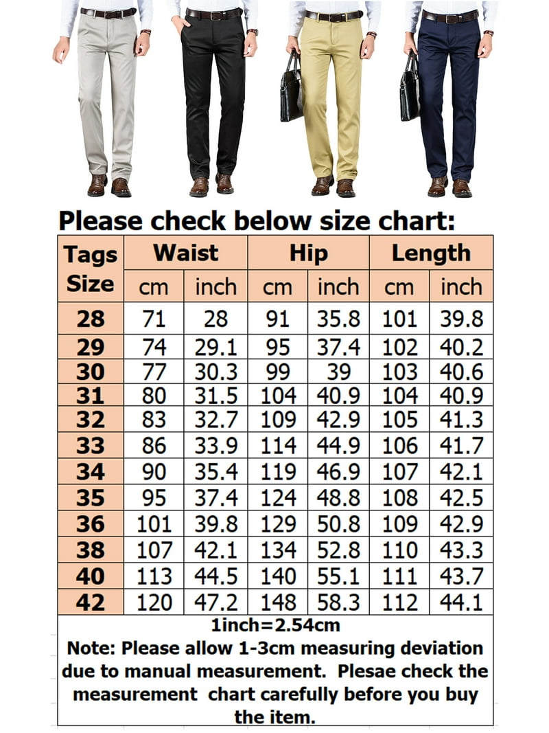 Dressy Classic Elastic Frontwalk Men's Stretch Suit Pants, High