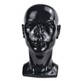 thumbnail image 5 of FITYLE Male Mannequin Head Bald Head, Display Model,Hat Display, Versatile, Jewellery Model Head for Headphone Hairs Hat Black, 5 of 10