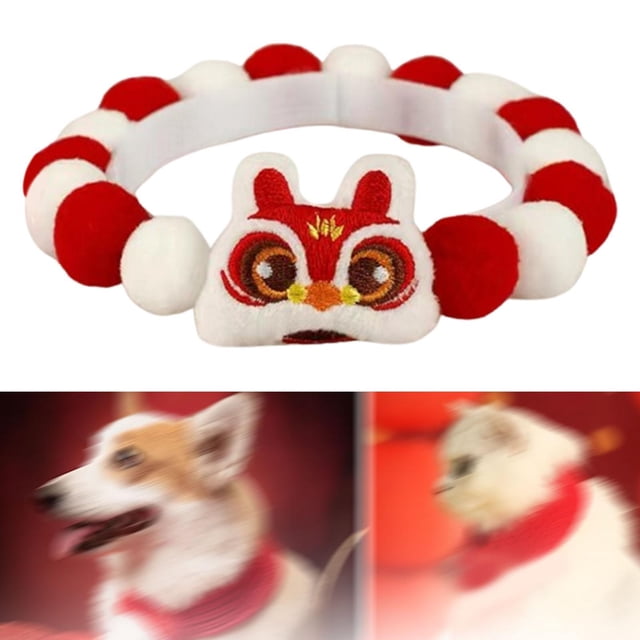 Collar para gato, collar decorativo para cachorro, llamativo collar para gatito, collar para cachorro con bolas de felpa para gatos, gatitos, deportes