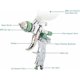 thumbnail image 2 of Professional High Pressure Paint Spray Gun Air Spray Gun Kit Gravity Feed Pneumatic Paint Spray Gun HVLP 600CC 1.4MM/1.7MM/2.0MM 3 Size Nozzles, 2 of 5