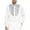 White, variant on Men's Performance Stage Shirt Long Sleeve Sparkling Sequins for Dance Shows and Special Events XXL Black