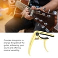thumbnail image 3 of Capo Guitare Électrique Réglable Capo Guitare Ressort Tension Accessoires pour Ukulélé Électrique Basse, 3 of 7
