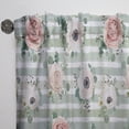 thumbnail image 3 of Designart 'Retro Pattern Over Floral III' Mid-Century Modern Curtain Panel, 3 of 5