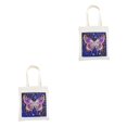 thumbnail image 1 of Kearding Bolsa de lona para pintar, bolsa de compras, mano de obra fina, reutilizable, de larga duración, accesorios para mujer, accesorio DIY Type1 NO1, 1 of 6