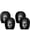 A Type, variant on Ghost Face Headrest Covers, Scary Face Printing Auto Seat Universal Halloween Elastic Models Headrest Protector-Eye Effects Cover Funny Decoration for Car Interior Vehicle Truck SUV (C Type, 4PCS)