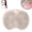 Khaki, variant on Foot and Back Scrubber for Shower,Silicone Hands Free Massage Pad with Suction Cups for Body