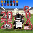 thumbnail image 1 of Graduation Decorations 2025,Graduation Yard Sign Red Waterproof Congrats Grad Class of 2025 DIY Name Lawn Signs with Stakes Outdoor High School College Bachelor Graduation Party Decoration Supplies, 1 of 4