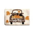 thumbnail image 2 of Antqov Halloween Bathroom Rugs 16x24" Non Slip Fall Pumpkin Bath Mat Cute Decorative Soft Doormat for Home Bathroom Decor, 2 of 6