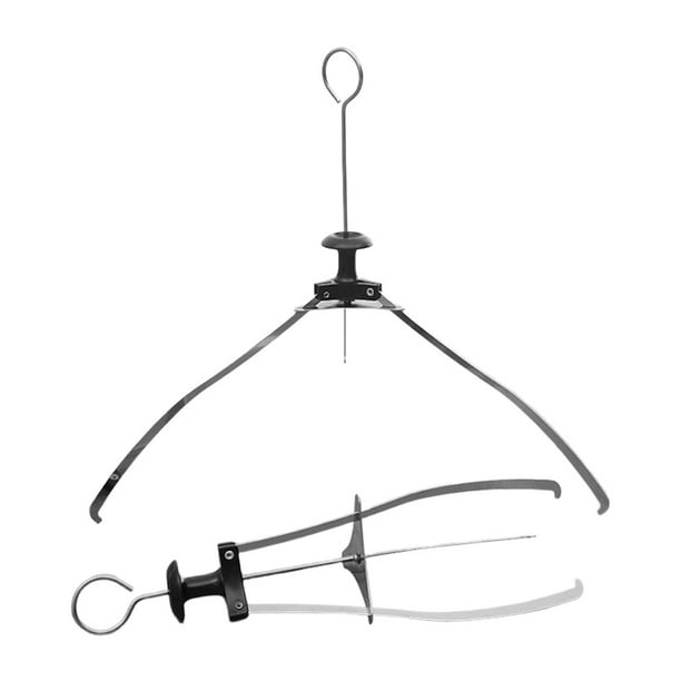 Pinza Universal para platos de cocina, elevador de platos de acero inoxidable, Clip plegable para platos calientes, 2 uds.