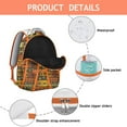 thumbnail image 2 of Rustic Artistic Natural Floral School Backpack, Durable and Scratch-Resistant, Adjustable Shoulder Straps with Earthy Bohemian Style and Vintage Fashion Pattern for Student, 2 of 6