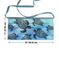 thumbnail image 3 of WIRESTER Unisex Fashionable 3-pocket Half Waist Apron Chef Catering Cooking Baking Kitchen Adjustable 2 Long Strings - Ocean Sea Turtles, 3 of 6