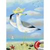 Wdftyju Kits de pintura al óleo de Capitán Gaviota por números, cuadro de lienzo, arte de pared, juegos de manualidades DIY Wdftyju 6sw6mm0lw5ga9mj0