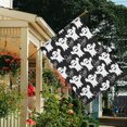 thumbnail image 3 of Smiling Ghosts Halloween Pattern Fall Garden Flags 28"x40" Double Side,Small Yard Flags for Outside,Outdoor Fall Decor,Autumn Funny Garden Flag Yard Decoration, 3 of 5