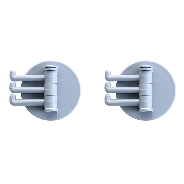 Wall Hanging Hook Adhesive Hook Rotatable Strong Bearing Stick Hook Bathroom Wall Rack Tools 2Pc Adhesive Hook,Metal Hook,Plastic Hook,Over Door Hook,Coat Hook,Kitchen Hook,Bathroom Hook,Home Organiz