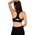 thumbnail image 4 of Racerback Sports Bras, Removable Padded Seamless Activewear Fitness Bra, 4 of 7