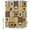 brown, variant on Shower Curtains for Bathroom, Sunflowers Waterproof Fabric Shower Curtain, Retro Country Butterfly Bee Floral Plaid Decorative Bathroom Curtain for Bathtub, 36"x72", No Hooks Included