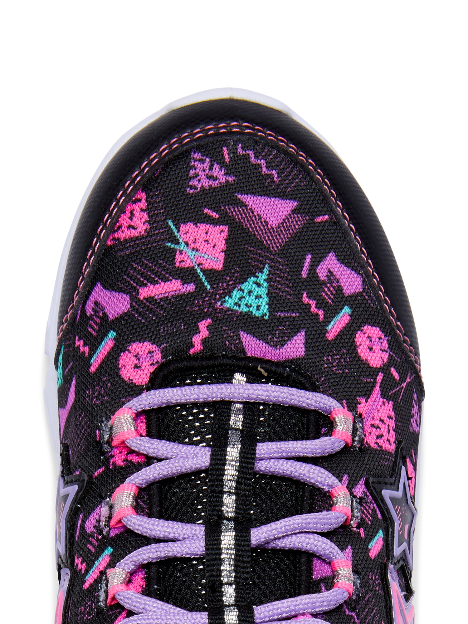 Athletic Works Little Girls & Big Girls Light up Athletic Sneaker, Sizes 13-5