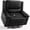 Black, variant on EastVita 22 Inch PU Leather Power Lift Recliner Chair - Heat and Massage Claret (Compact Standard Style)