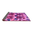 thumbnail image 2 of Ahgly Company Indoor Round Abstract Purple Modern Area Rugs, 4' Round, 2 of 4