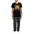 thumbnail image 4 of CafePress - Queen Of Hearts Women's Dark Pajamas - Women's Short Sleeve Print T-Shirt and Pants Dark Cotton Pajama Set, 4 of 7