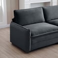 thumbnail image 6 of 155 Inch Oversized Modular Sectional Sofa with 2 Ottomans, U Shaped Sectional Couches with 37" Extra Wide Seat for Huge Person, Comfy Extra Large 4 Seat Sofa Set, Grey, 6 of 9