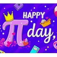 thumbnail image 3 of Colorful Pi Day Themed Banner with Crown Candy Cupcake and Math Elements Backdrop for Party Photography Props Classroom Decorations Festival Celebrations, 3 of 7