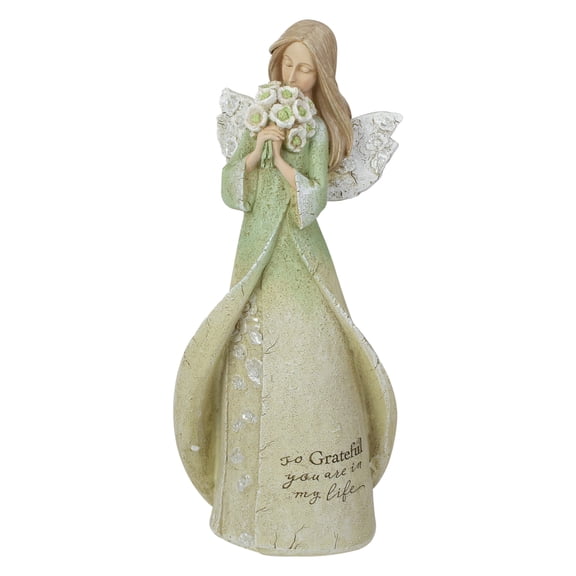 Roman Heavenly Blessings Collection "So Grateful" Angel Figurine - 8.5"