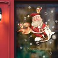 thumbnail image 3 of Pegatinas de ventana de Navidad, calcomanías de pared de copo de nieve de Papá Noel para habitaciones de niños, pegatinas de espejo de dormitorio, decoraciones para el hogar de Navidad y Año Nuevo, 3 of 4