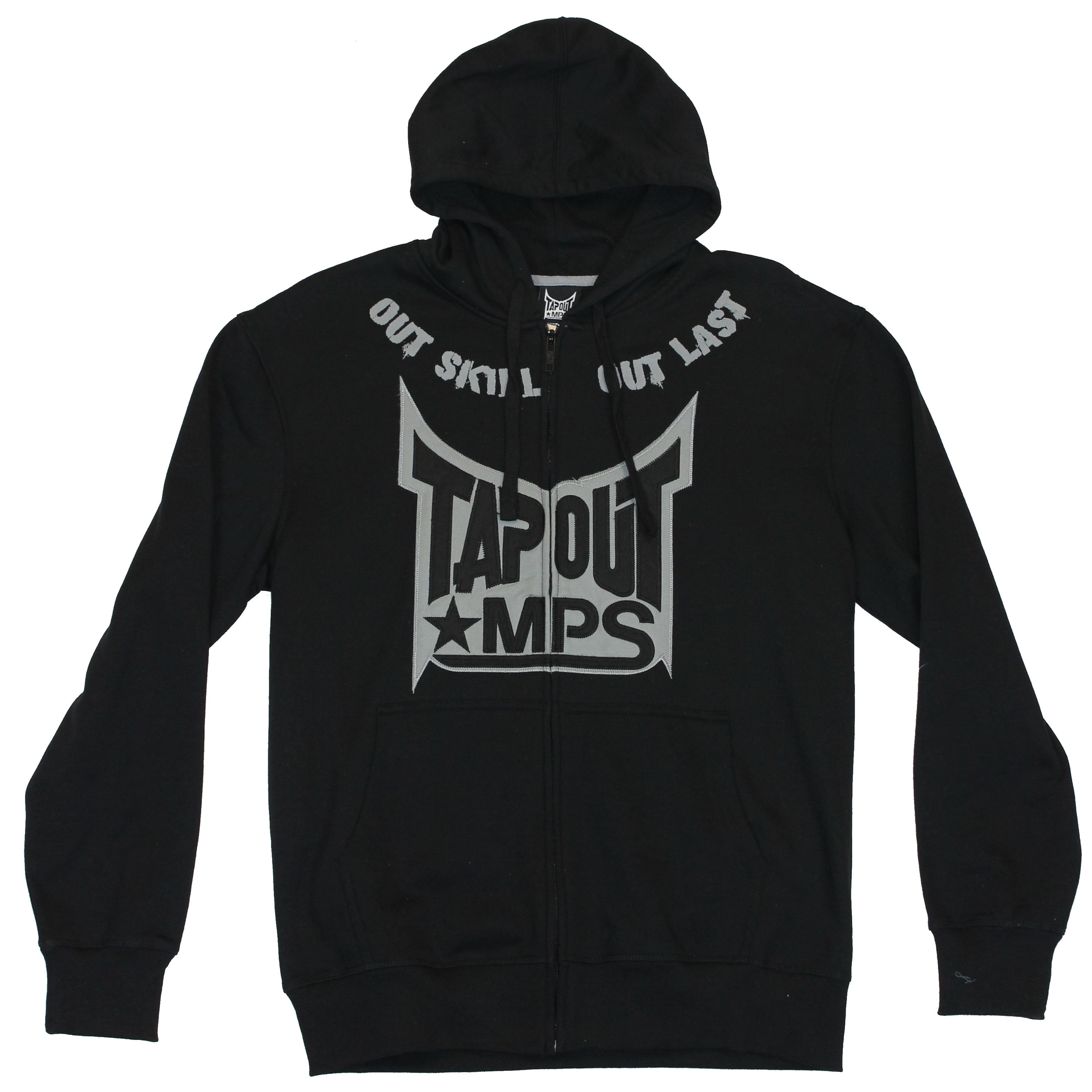 Tapout Men's Core Zip Hoody Hooded Sweatshirt Jumper Hoodie S M L XL 2XL New