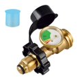 thumbnail image 1 of Adaptador Universal de Tanque de Propano con Indicador Convierte QCC1/Tipo 1 Indicador de de Indicador de Tanque de Propano para RV Campe, Cilindro, 1 of 5