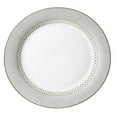 thumbnail image 4 of Stylish and Elegant 24 Pieces Porcelain Dinnerware Set Service for 4 People - Carlotta-Mix and Match, Silver Border, 4 of 4