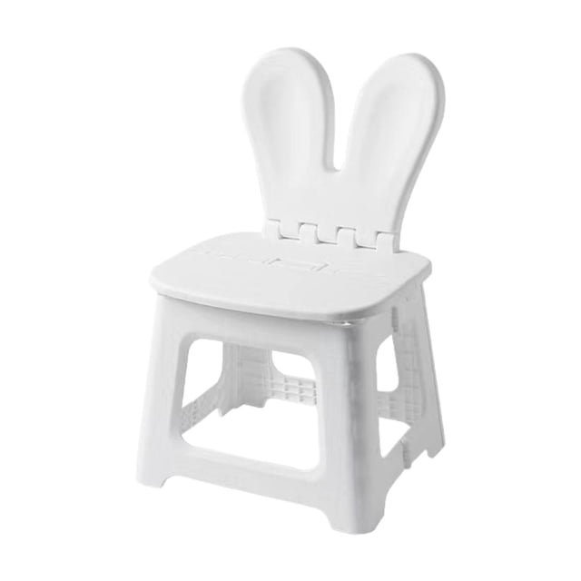 Taburete plegable para niños, taburete para cambiar zapatos, taburete de cocina Conejo