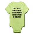 thumbnail image 1 of CafePress - 9 Months On The Inside Body Suit - Baby Light Bodysuit, 1 of 1
