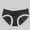 1-Black, variant on Cotton Underwear for Women Lace Trim High Waisted Full Coverage Panties Soft Stretch Breathable Comfy Seamless Brief