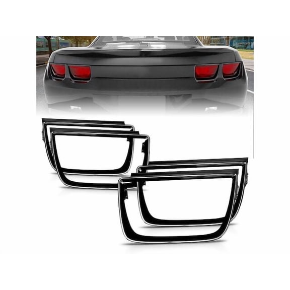Tail Light Bezel - Compatible with 2010 - 2013 Chevy Camaro 2011 2012