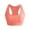 Pink, variant on Women's Racerback Sports Bikini Top - High Neck Workout Swim Bra with Padded Support,Size S