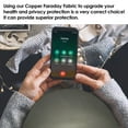thumbnail image 2 of CNKOO Signal Shielding Fabric Waterproof Anti-Radiation Fabric RFID Shielding Cloth Signal Blocking Faraday Cloth Anti-Static EMI EMP WiFi Electromagnetic Blocking Fabric for Blocking, 2 of 9