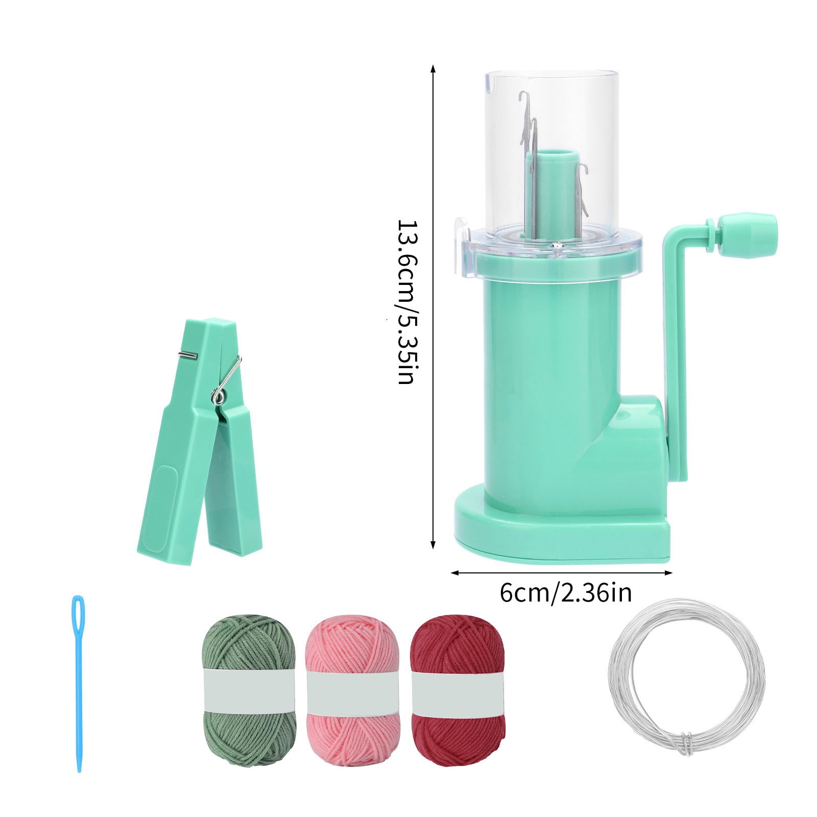 Household Hand Spool Hand Knitting Machine Craft Tool Needle Thread Tool Set for Weaving