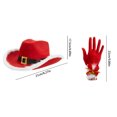 thumbnail image 3 of Gupgi Ensemble de 3 Pcs Fournitures de Cosplay de Noël pour Femmes, Gants Rouges + Chapeau de Vache + Chauffe-Jambes, 3 of 9