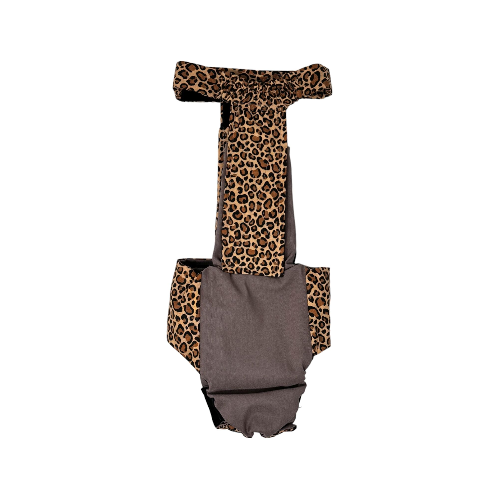 Barkertime Leopard Dog Diaper Snappy Overall