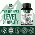 thumbnail image 4 of Liver Cleanse Detox & Repair - Milk Thistle Supplement for Digestion & Immune Health - Ginger Root, Choline & Dandelion Root - Herbal Liver Support with Silymarin, Beetroot & Artichoke - 120 Capsules, 4 of 9