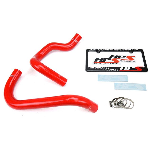 HPS Kit de Tuyau de Radiateur en Silicone Rouge, Remplacement OEM 57-1746R-Rouge